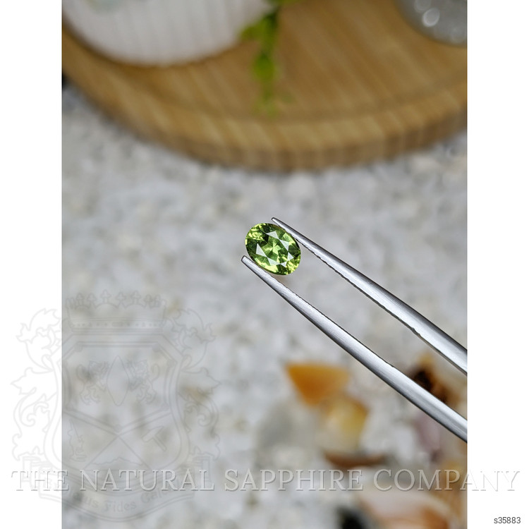 0.78 Ct. Green Sapphire from Madagascar