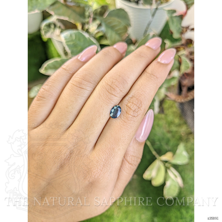 1.00 Ct. Greenish Blue Sapphire from Madagascar