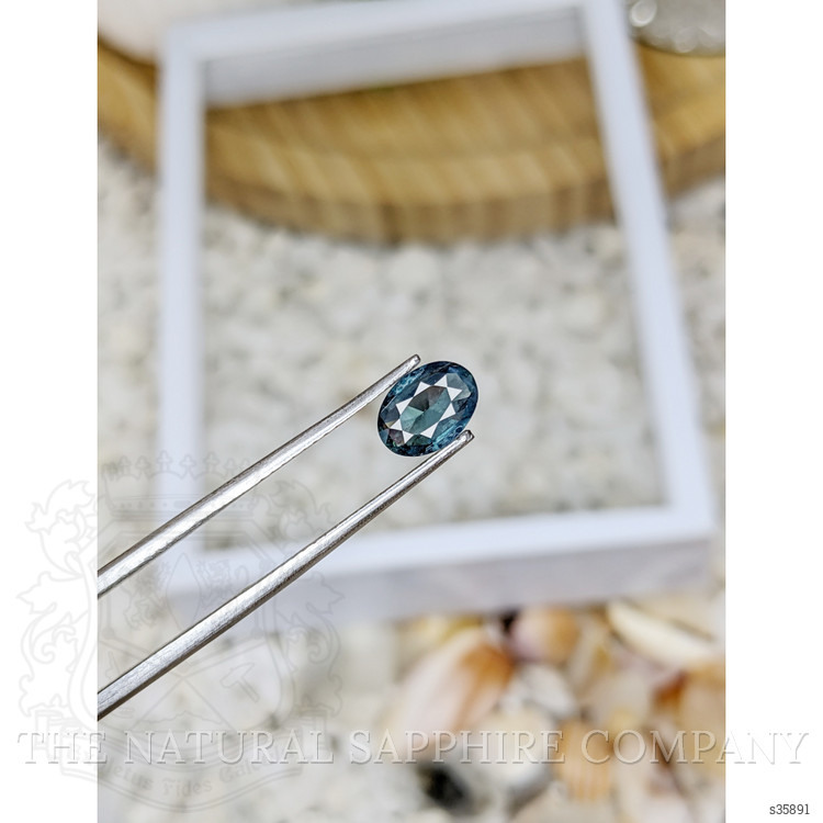 1.00 Ct. Greenish Blue Sapphire from Madagascar