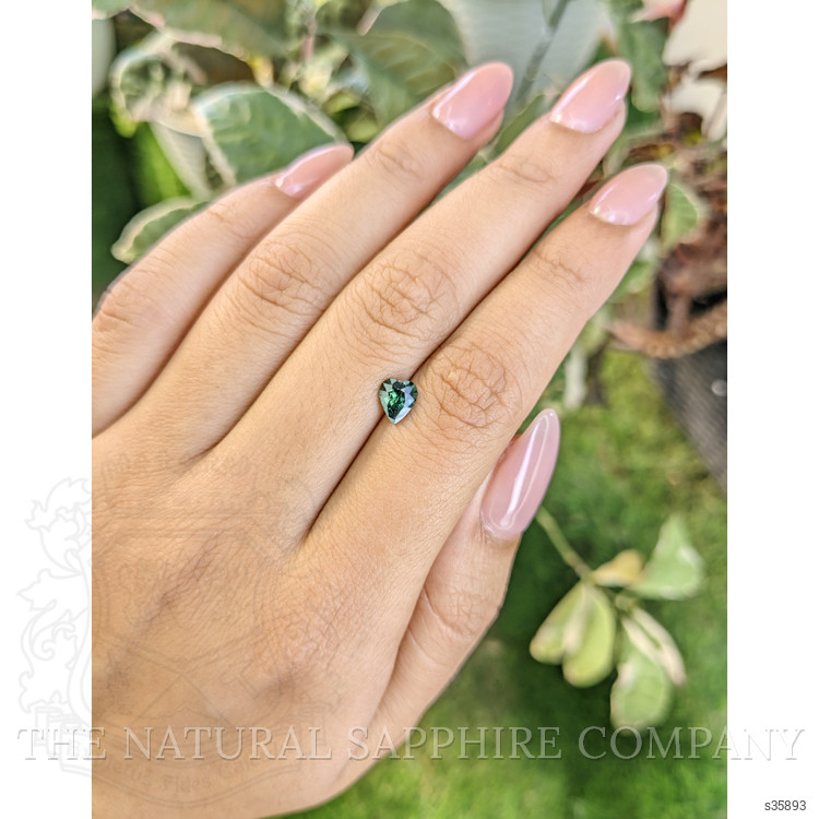 0.80 Ct. Bluish Green Sapphire from Madagascar