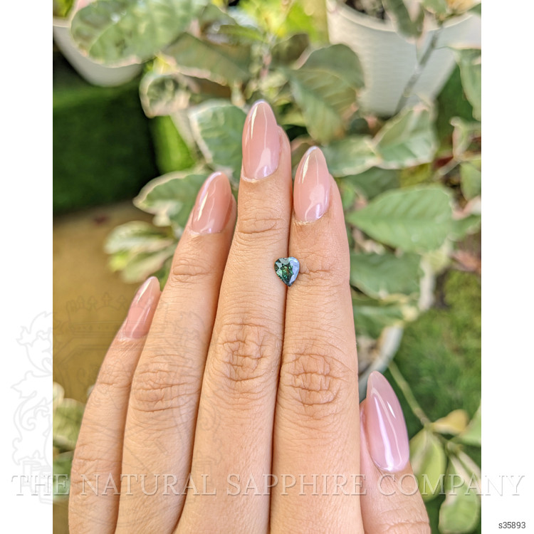 0.80 Ct. Bluish Green Sapphire from Madagascar