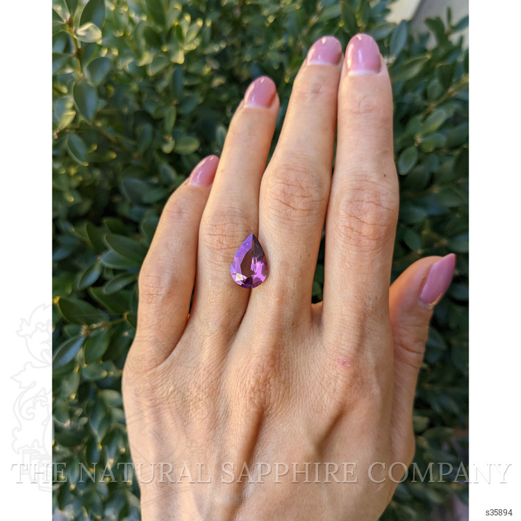 4.21 Ct. Pinkish Purple Sapphire from Ceylon (Sri Lanka)
