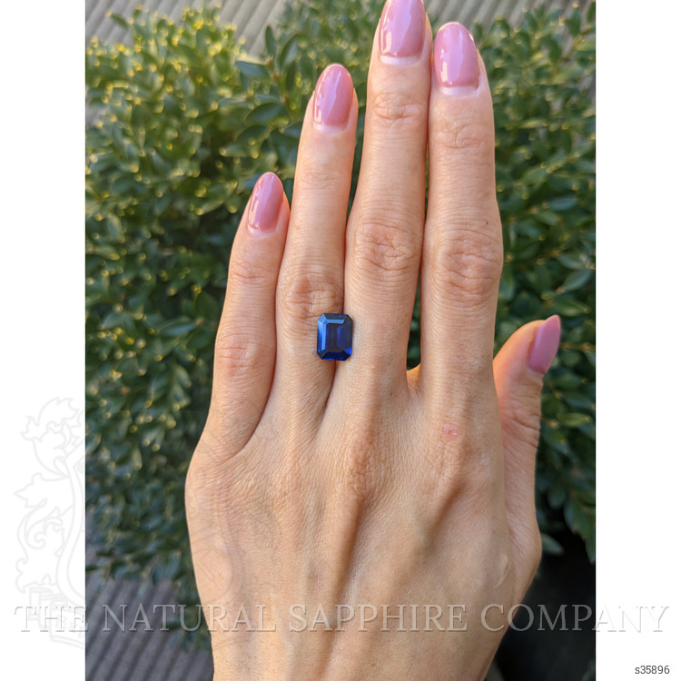 3.60 Ct. Blue Sapphire from Ceylon (Sri Lanka)