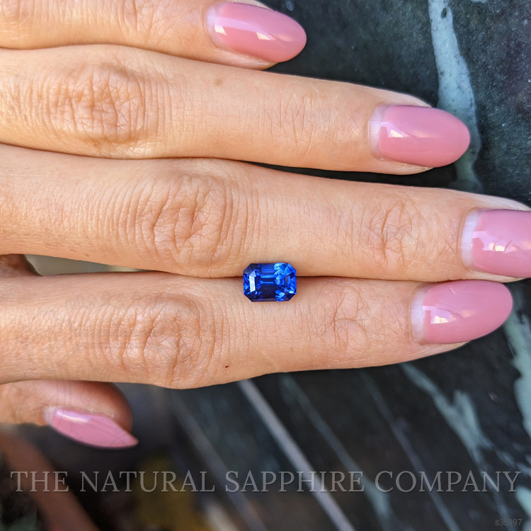 2.14 Ct. Blue Sapphire from Ceylon (Sri Lanka)