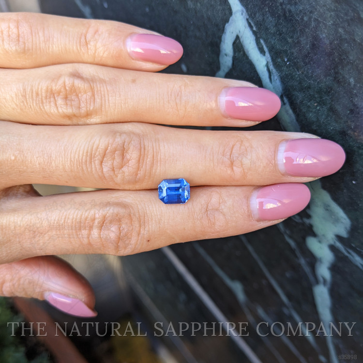 2.22 Ct. Blue Sapphire from Ceylon (Sri Lanka)
