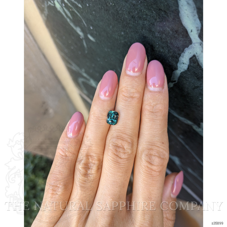 2.08 Ct. Bluish Green Sapphire from Madagascar