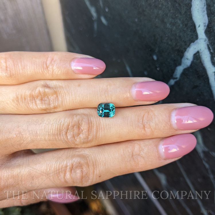 2.08 Ct. Bluish Green Sapphire from Madagascar