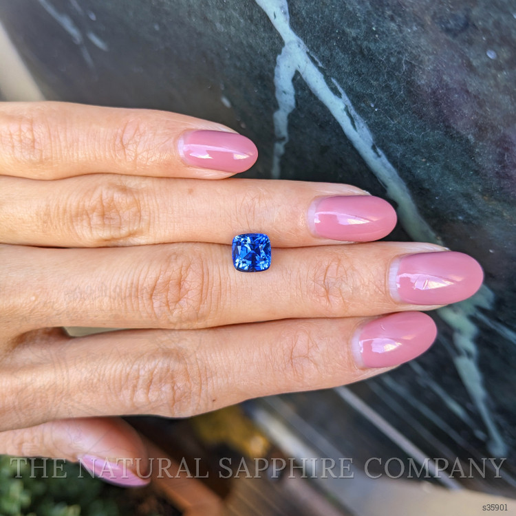 2.36 Ct. Blue Sapphire from Ceylon (Sri Lanka)