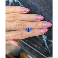 2.44 Ct. Blue Sapphire from Ceylon (Sri Lanka) Life Style