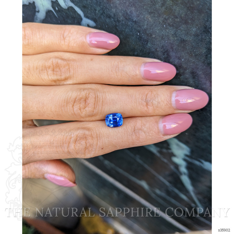 2.44 Ct. Blue Sapphire from Ceylon (Sri Lanka)