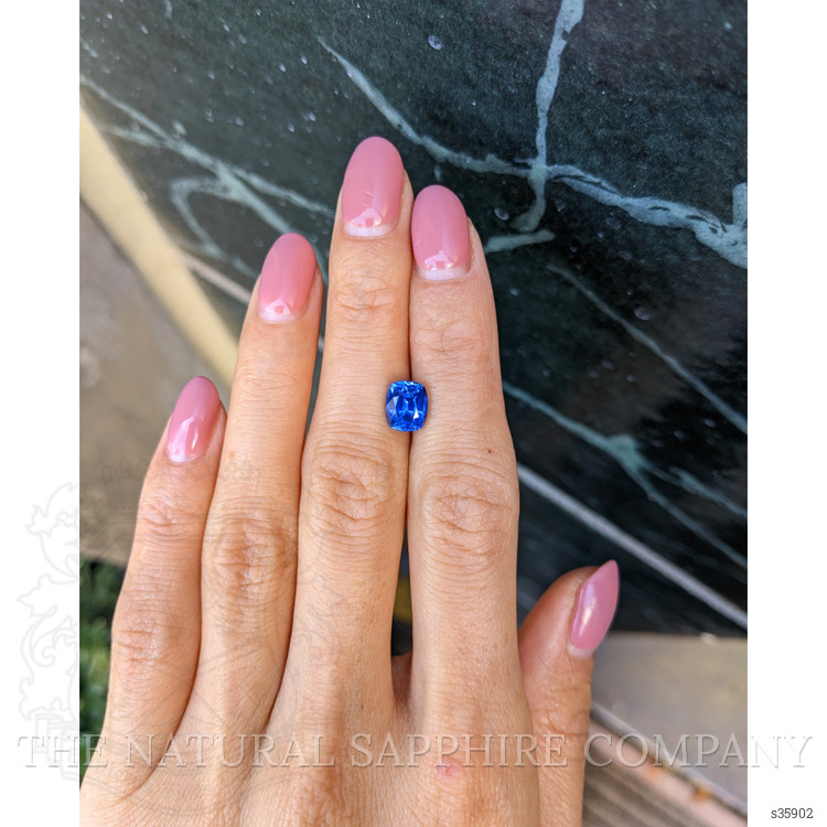 2.44 Ct. Blue Sapphire from Ceylon (Sri Lanka)