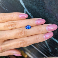 1.98 Ct. Blue Sapphire from Ceylon (Sri Lanka) Life Style