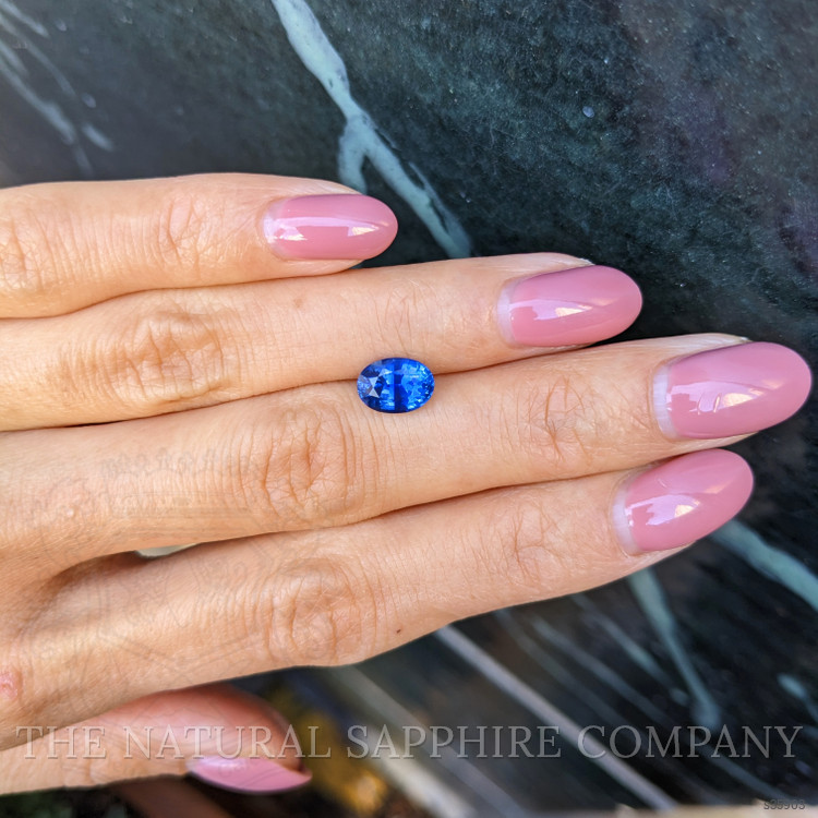 1.98 Ct. Blue Sapphire from Ceylon (Sri Lanka)
