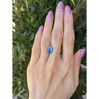 3.07 Ct. Blue Sapphire from Ceylon (Sri Lanka) Life Style