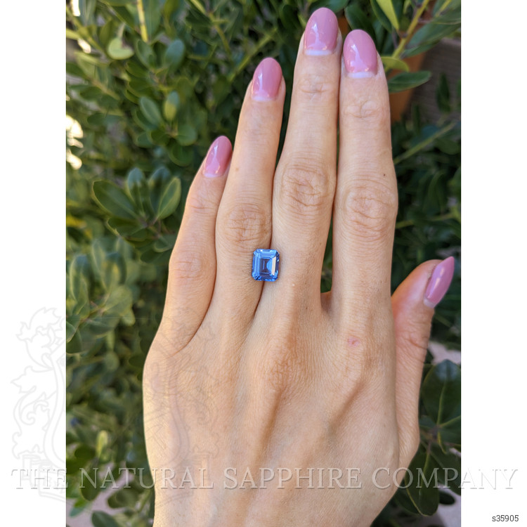 3.07 Ct. Blue Sapphire from Ceylon (Sri Lanka)