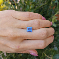 3.07 Ct. Blue Sapphire from Ceylon (Sri Lanka) Life Style