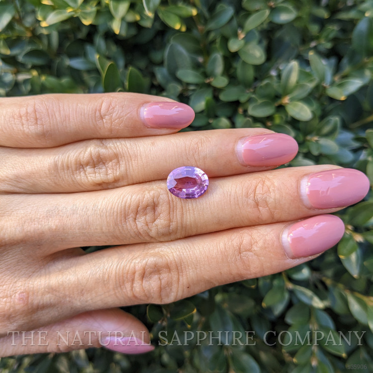 3.13 Ct. Purplish Pink Sapphire from Madagascar