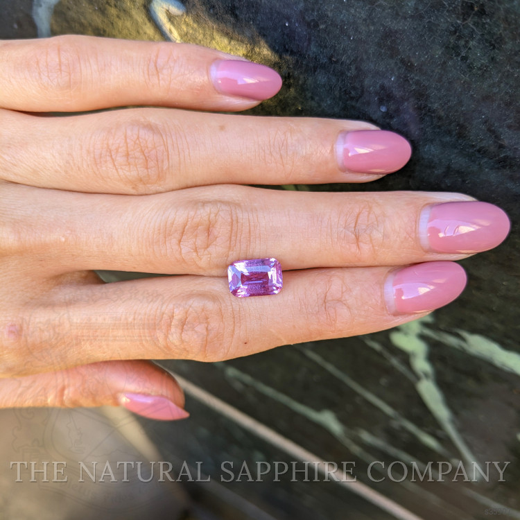 3.07 Ct. Purplish Pink Sapphire from Madagascar