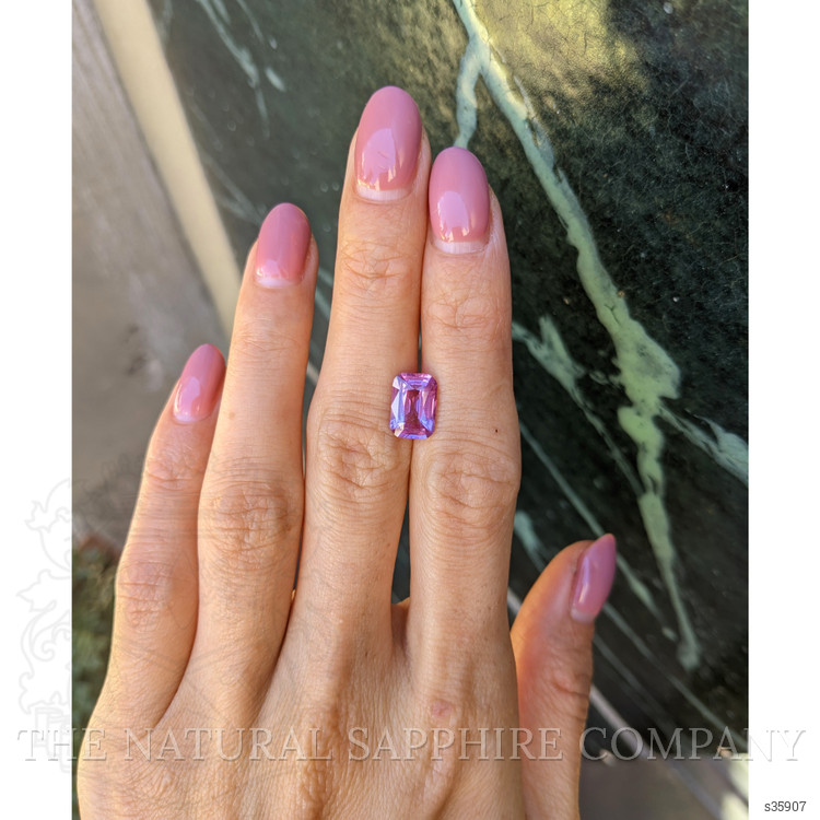 3.07 Ct. Purplish Pink Sapphire from Madagascar