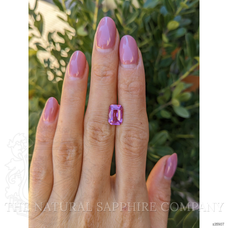 3.07 Ct. Purplish Pink Sapphire from Madagascar