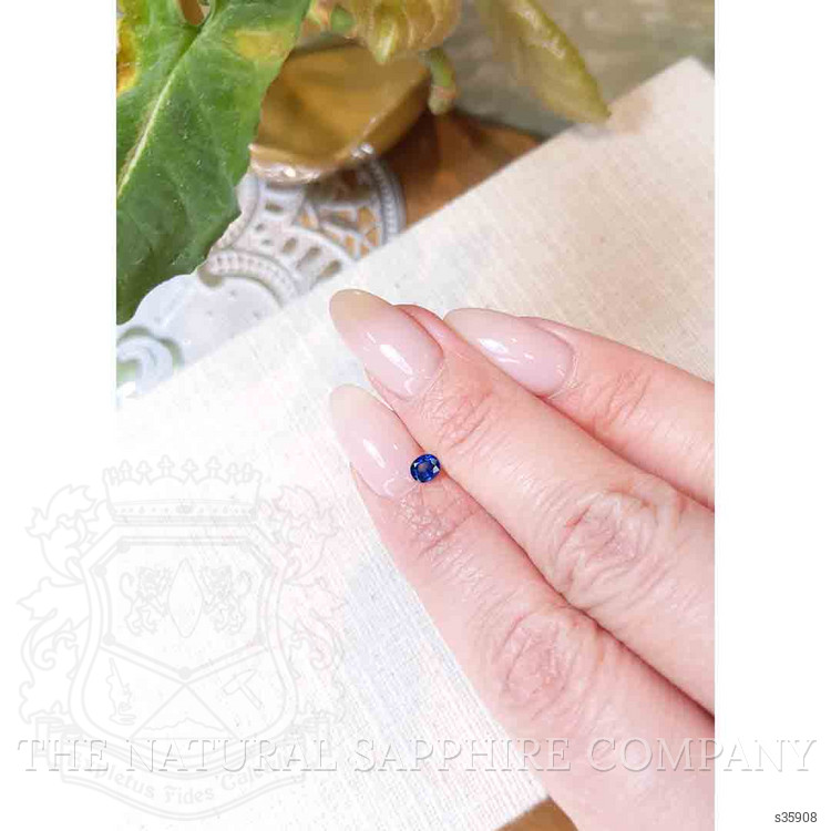 0.30 Ct. Blue Sapphire from Ceylon (Sri Lanka)