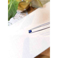 0.37 Ct. Blue Sapphire from Ceylon (Sri Lanka) Life Style