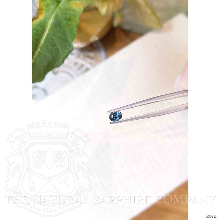 0.53 Ct. Blue Sapphire from Ceylon (Sri Lanka)