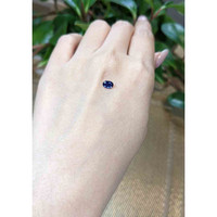 0.59 Ct. Blue Sapphire from Ceylon (Sri Lanka) Life Style