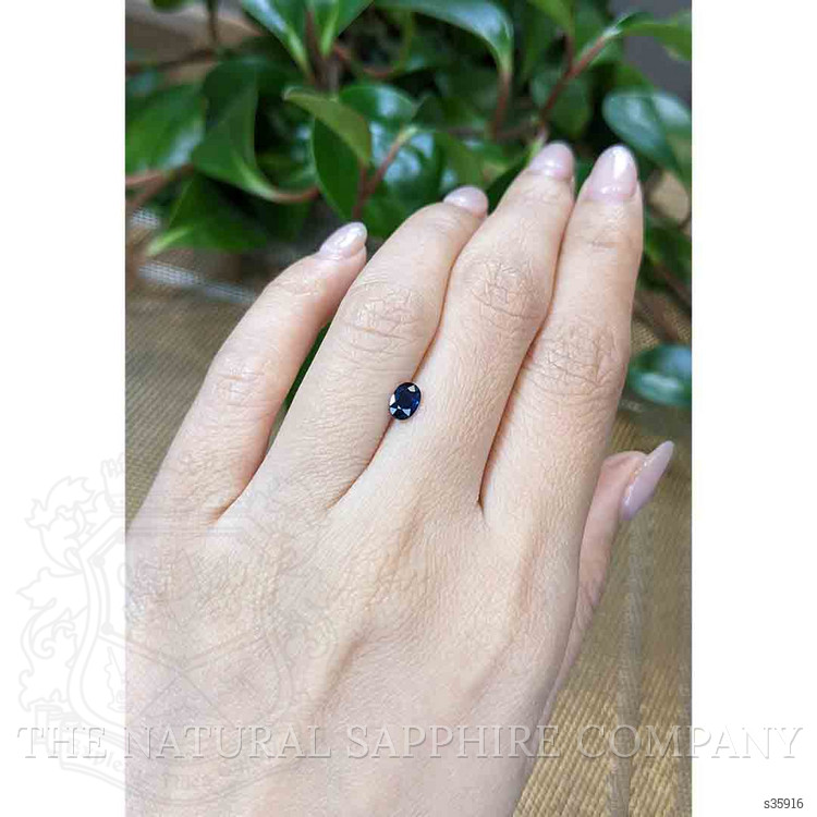 0.54 Ct. Blue Sapphire from Ceylon (Sri Lanka)