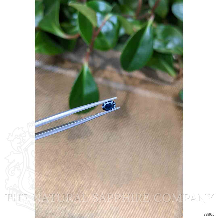 0.54 Ct. Blue Sapphire from Ceylon (Sri Lanka)