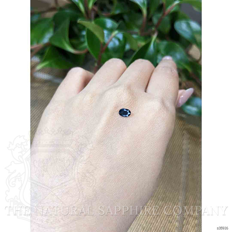 0.54 Ct. Blue Sapphire from Ceylon (Sri Lanka)
