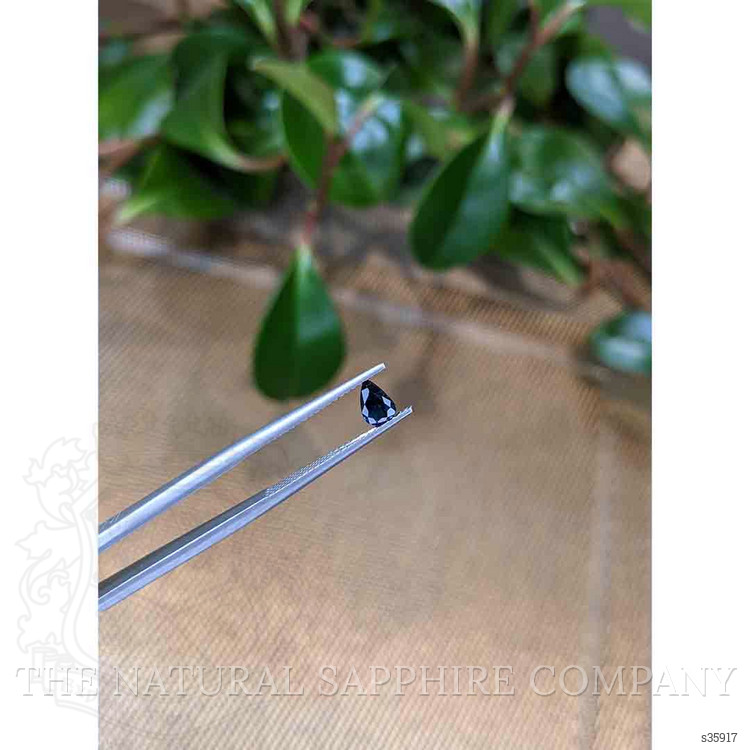 0.56 Ct. Blue Sapphire from Ceylon (Sri Lanka)