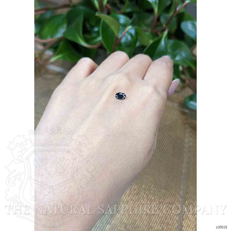 0.60 Ct. Blue Sapphire from Ceylon (Sri Lanka)