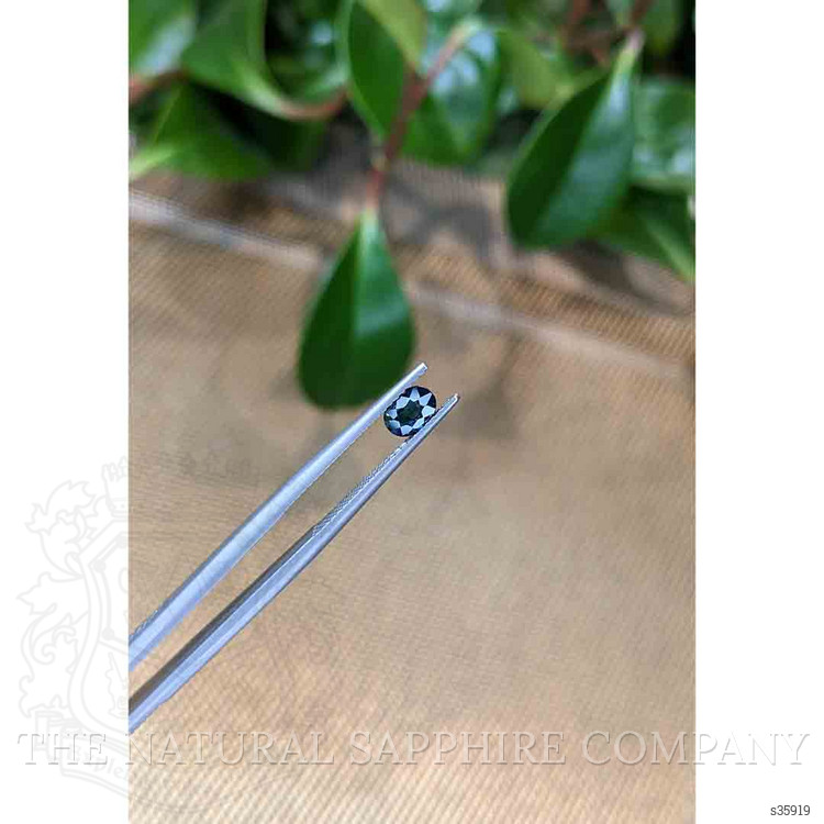0.59 Ct. Blue Sapphire from Ceylon (Sri Lanka)