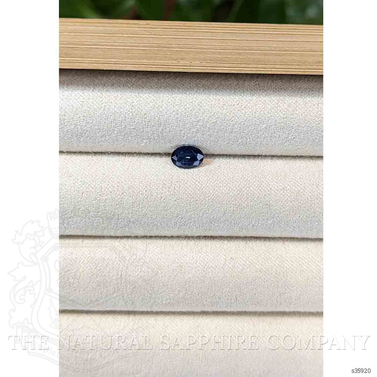 0.52 Ct. Blue Sapphire from Ceylon (Sri Lanka)