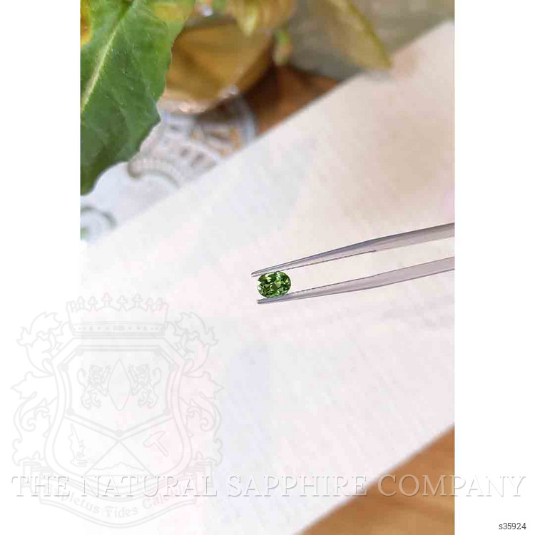 0.61 Ct. Green Sapphire from Madagascar