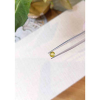 0.57 Ct. Yellow Sapphire from Madagascar Life Style