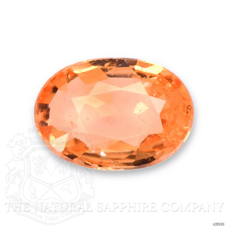 0.74 Ct. Orange Sapphire from Madagascar