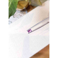 0.57 Ct. Purple Sapphire from Madagascar Life Style