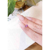 0.57 Ct. Purple Sapphire from Madagascar Life Style