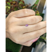 0.49 Ct. Pinkish Purple Sapphire from Ceylon (Sri Lanka) Life Style