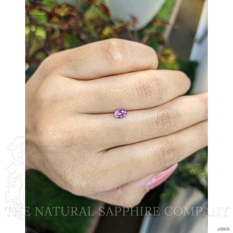 0.49 Ct. Pinkish Purple Sapphire from Ceylon (Sri Lanka)