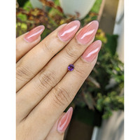 0.62 Ct. Pinkish Purple Sapphire from Ceylon (Sri Lanka) Life Style