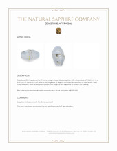 6.93 Ct. Blue Rough Sapphire from Ceylon (Sri Lanka) Appraisal