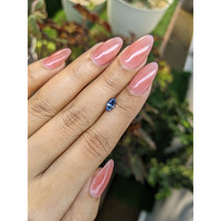 0.84 Ct. Blue Sapphire from Ceylon (Sri Lanka) Life Style