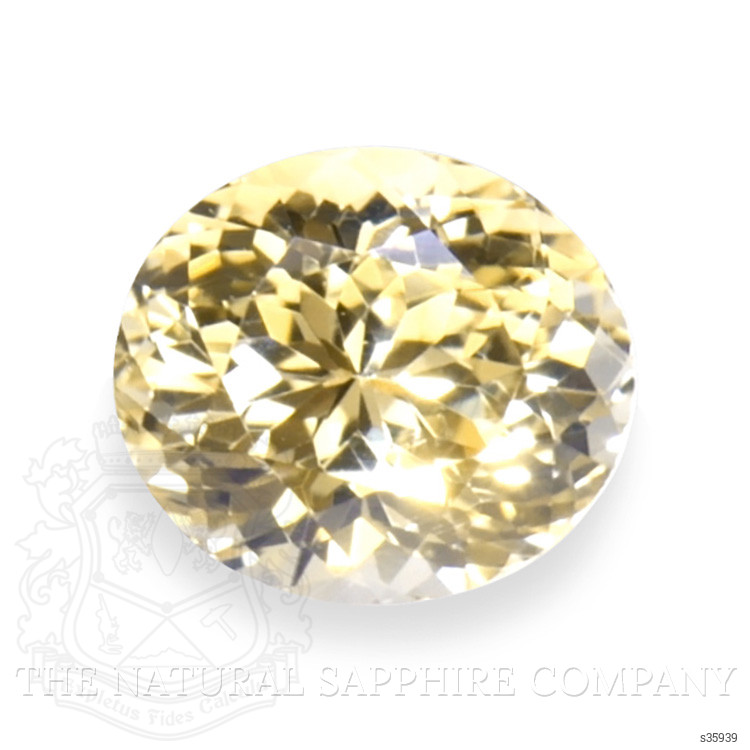 0.85 Ct. Yellow Sapphire from Ceylon (Sri Lanka)