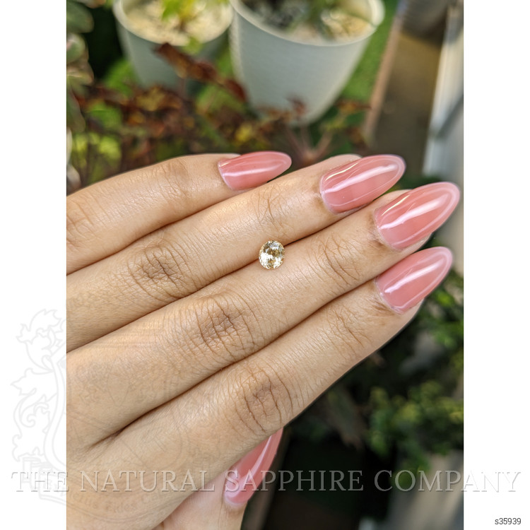 0.85 Ct. Yellow Sapphire from Ceylon (Sri Lanka)