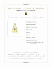 1.95 Ct. Yellow Sapphire from Ceylon (Sri Lanka) Scan Report