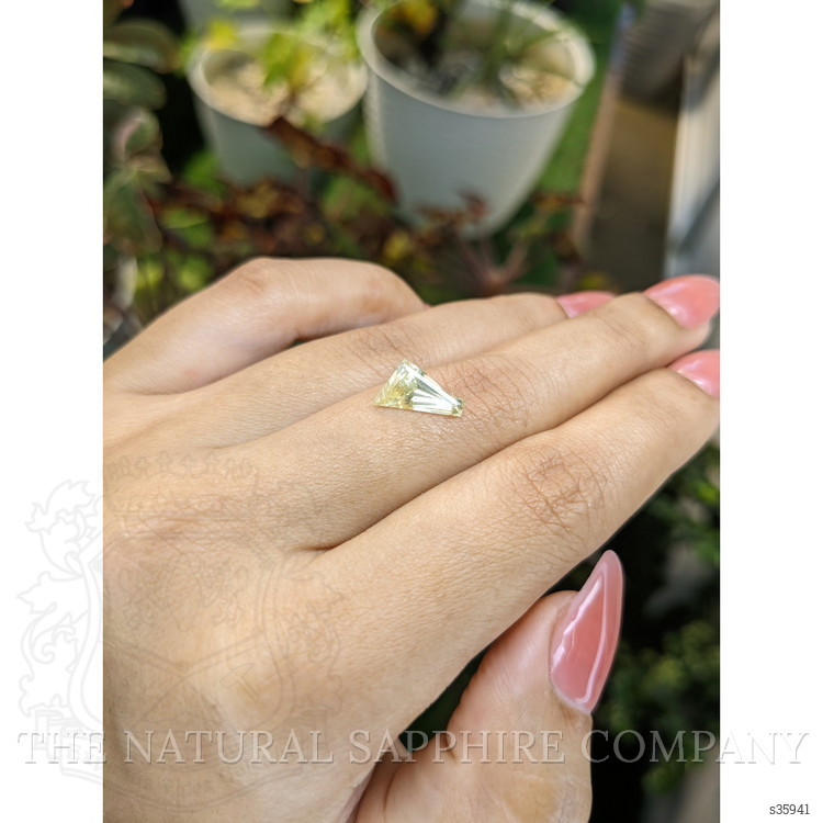 1.95 Ct. Yellow Sapphire from Ceylon (Sri Lanka)