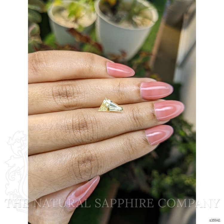 1.95 Ct. Yellow Sapphire from Ceylon (Sri Lanka)